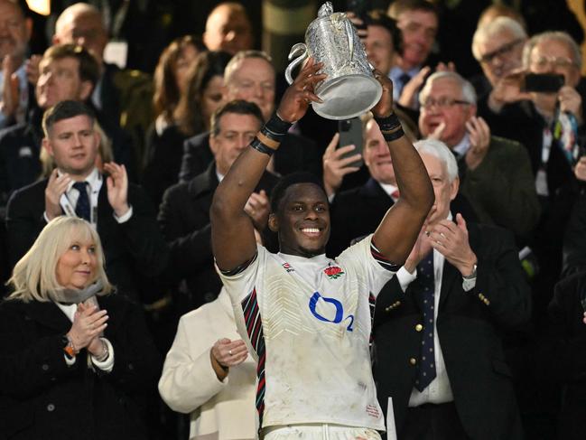 Itoje thrived in the captaincy at Six Nations. Picture: Glyn KIRK / AFP