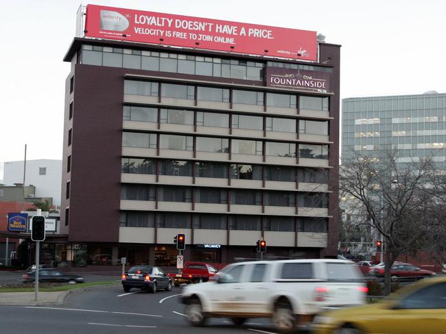 The Fountainside Hotel was purchased by the University of Tasmania last December and converted to student accommodation.