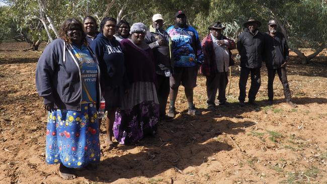 Members of the Mpwerempwer Aboriginal Corporation pictured at Singleton Station in the Northern Territory. Photo: Central Land Council.