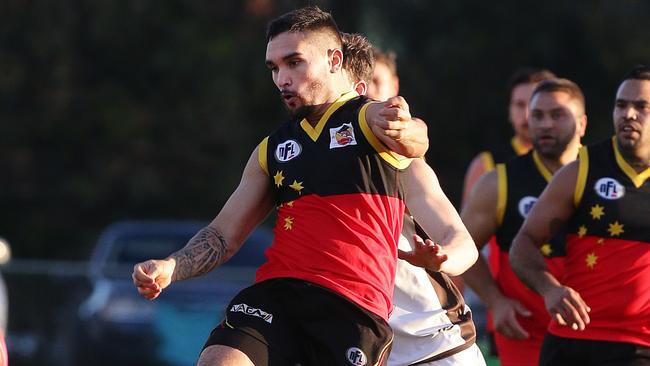 Hedley Smith in action for Fitzroy Stars. Picture: Andrew Tauber