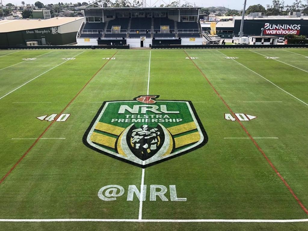 Marley Brown Oval prior to the NRL match between Gold Coast Titans and Manly Sea Eagles on April 8.