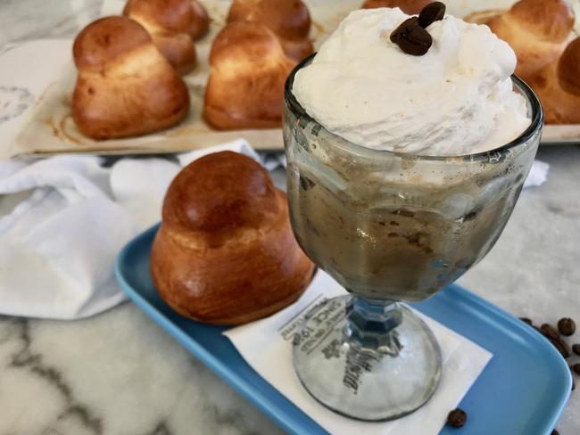 PaRi Pasticcerie’s brioche and coffee granita, a Sicilian favourite. Picture: Jenifer Jagielski