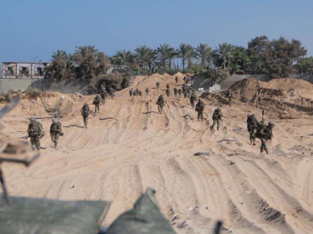 IDF forces are destroying the tunnels where Hamas are hiding in the Gaza Strip. Picture:@IDFSPOKESPERSON/X