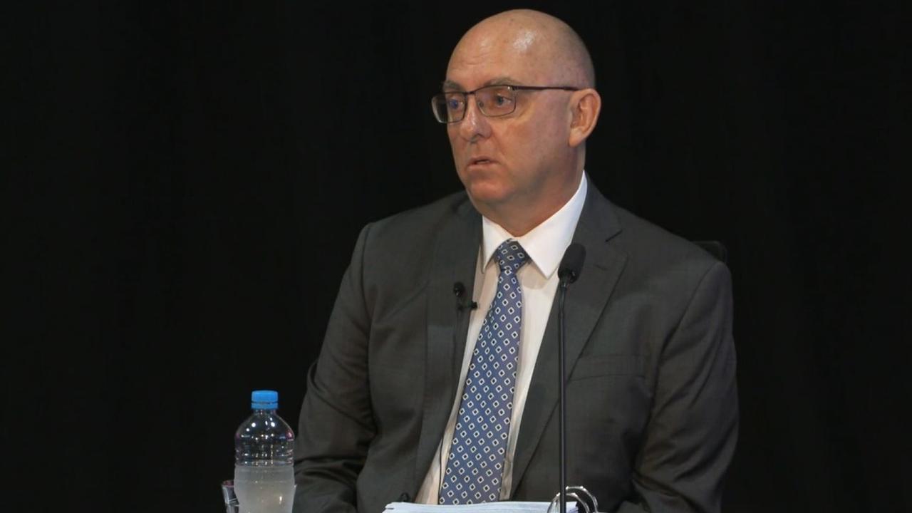 Mark Gladman, former Deputy General Counsel, Programme Advice and Privacy Branch with the Department of Human Services, at the Robodebt Royal Commission on Monday.