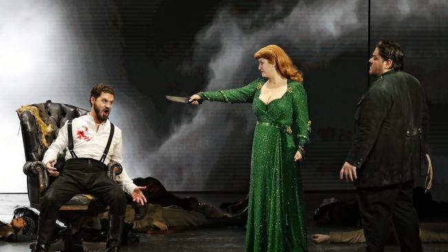 Opera Australia’s production of Attila; the company has stood down its staff and musicians in the Opera Australia Orchestra