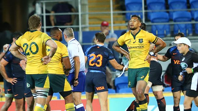 Folau is now unavailable for the World Cup. (Photo by Jono Searle/Getty Images)