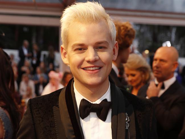 Joel Creasey posing at the 60th TV Week Logie Awards. Picture: AAP