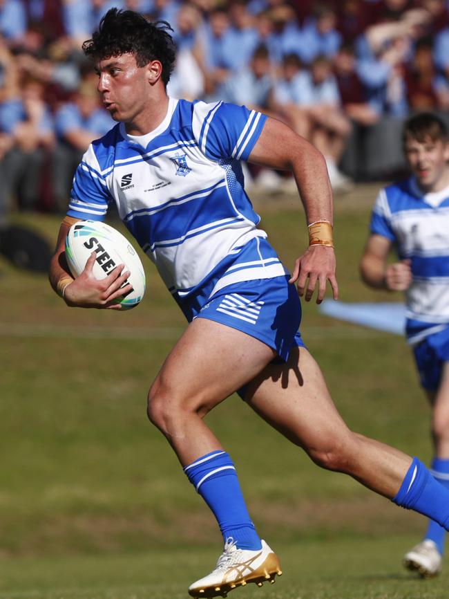 St Dominic’s College player Danny Johnstone during an NRL Schoolboys Cup game between St Gregory's College and St DominicÃ&#149;s. Picture: Richard Dobson