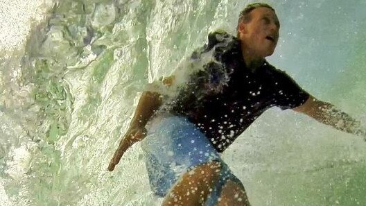 Surfer Lee Jonsson was bitten by a shark at Ballina.