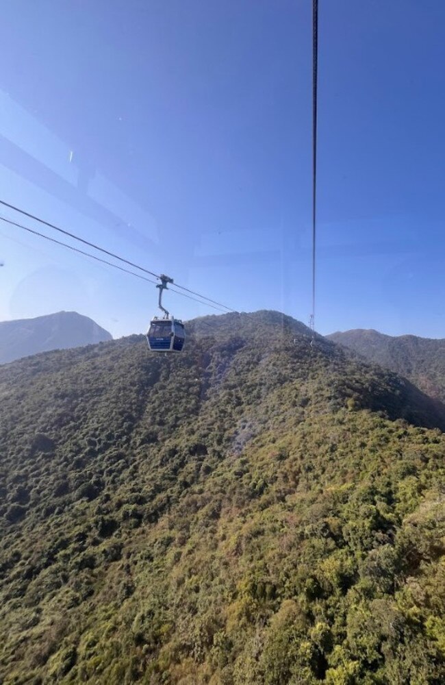 The Ngong Ping 360 cableway in Hong Kong. Photo: Crystal Fox