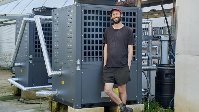 Zeke Zalsman of Zaldeesh Farms at Oldbury in Western Australia grows capsicums in high-tech greenhouses. Picture: VegetablesWA, Frances Andrijich