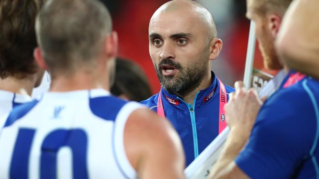 Shaw is enjoying his role as interim coach of North Melbourne.