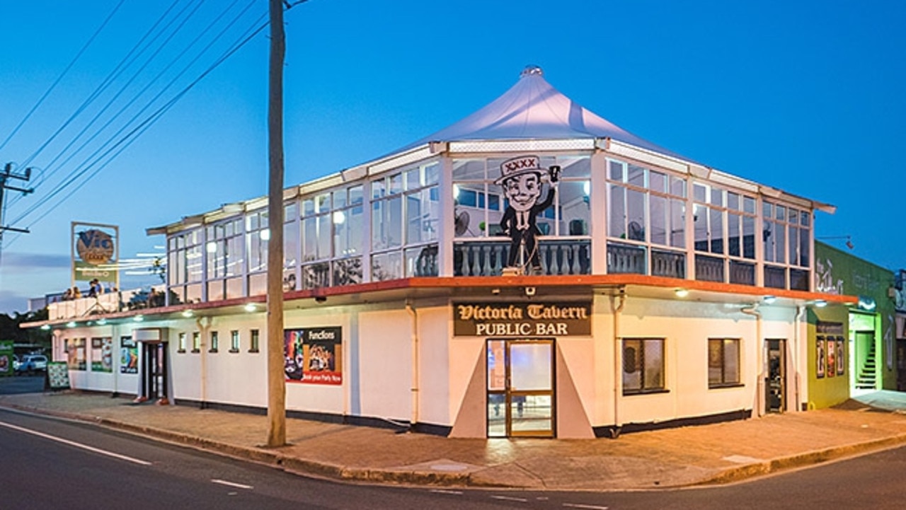 The Victoria Tavern, at 1 &amp; 5 Musgrave Street and 49 Bridge Street in the Rockhampton suburb of Berserker, is up for sale. Picture: Contributed