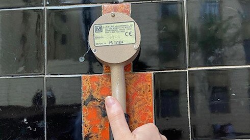 Uranium glazed tiles at Central Station are technically radioactive. Picture: Supplied