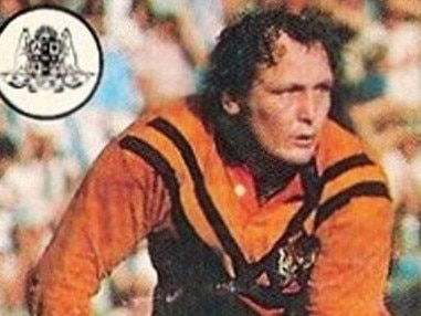 Brian Lockwood, pictured for Balmain, has died aged 78. Picture: Balmain Tigers