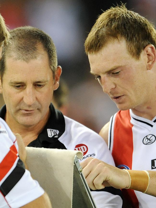 Brendon Goddard says Ross Lyon’s shock departure to Fremantle unsettled St Kilda.