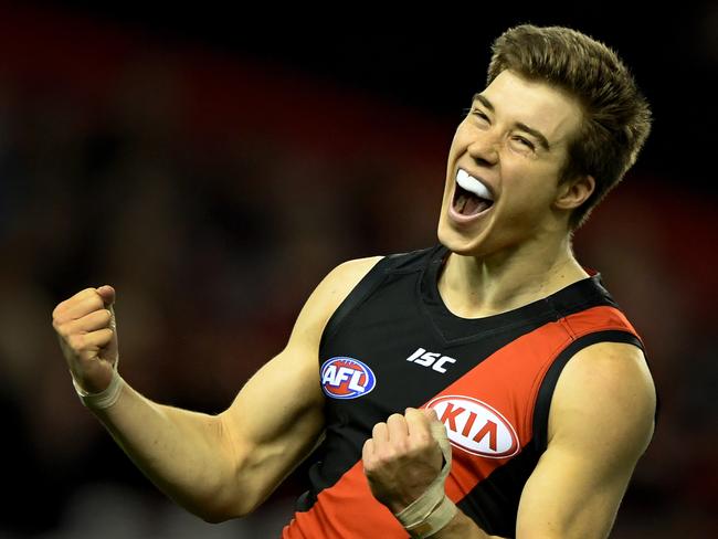 Zach Merrett. (AAP Image/Joe Castro)