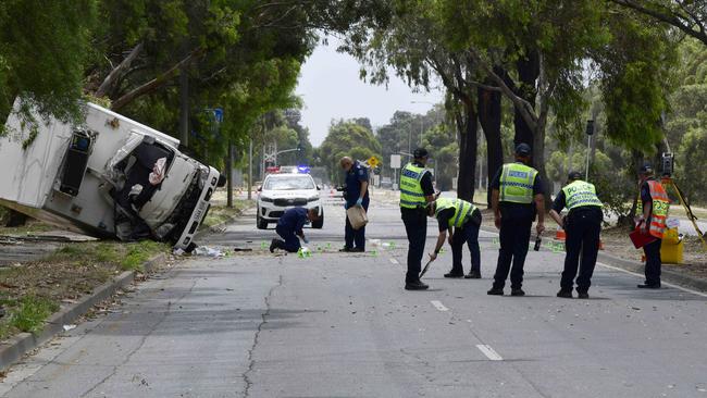 The scene of a crash at Salisbury South, where Jatinder Brar was killed. Picture: Bianca De Marchi