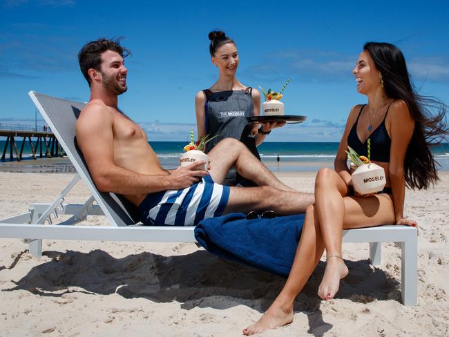 The Moseley Beach Club is a popular beach bar in South Australia. Picture: Matt Turner