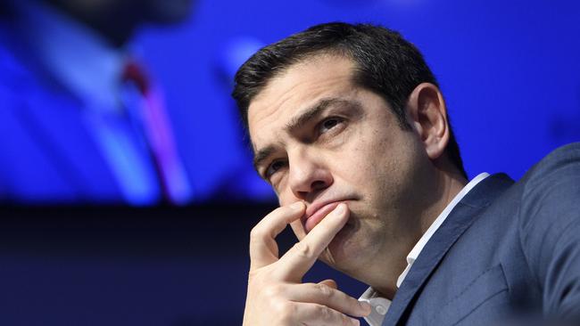 Greek prime minister Alexis Tsipras is trying to find a solution to the name game. Picture: Laurent Gillieron/Keystone via AP