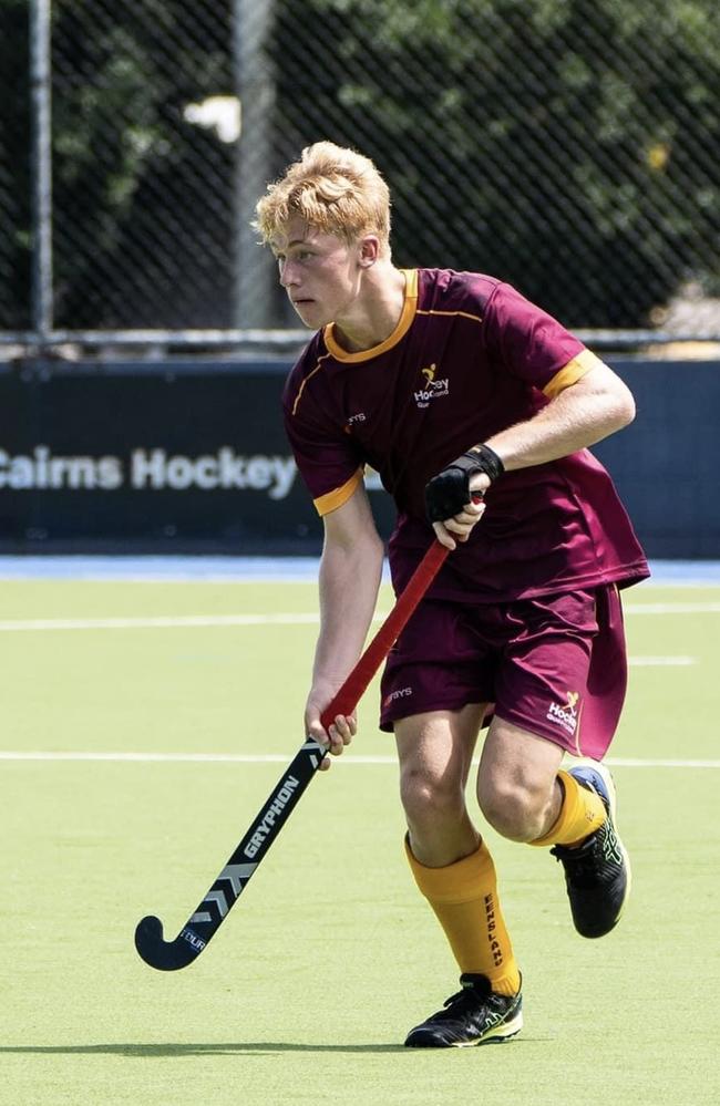 Gold Coast Hockey player Kaleb Benney. Image: Supplied.