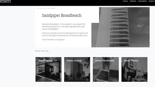 Sandpiper Developments had planned a new apartment development in Broadbeach.