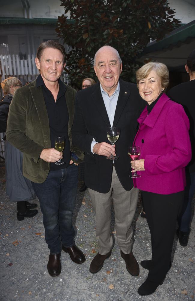 Dean Bowtell, Rob Borbidge &amp; Jennifer Borbidge at Big City Lights. Picture: Supplied