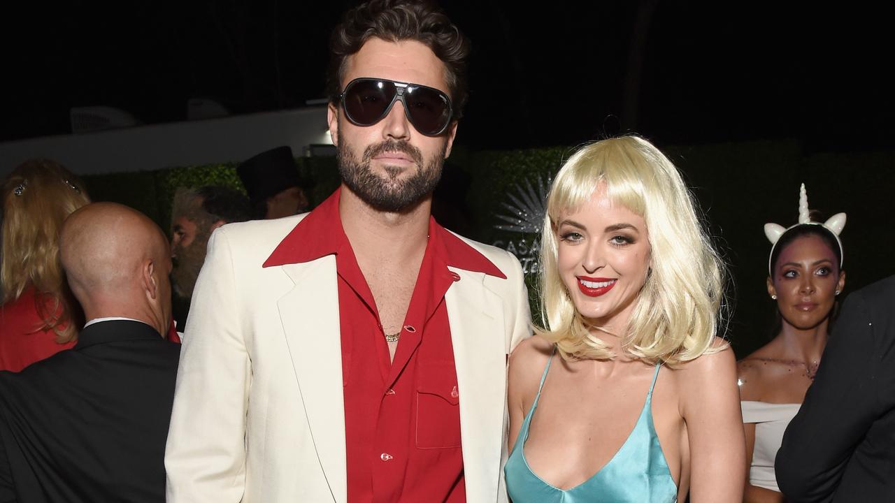 Jenner and Carter at a Halloween party last year. Picture: Michael Kovac/Getty Images