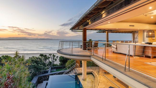 The Marine Parade home in Wategos, Byron Bay.