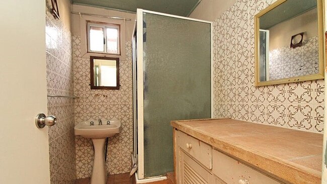 The dated bathroom is crying out for an update but works as is too.