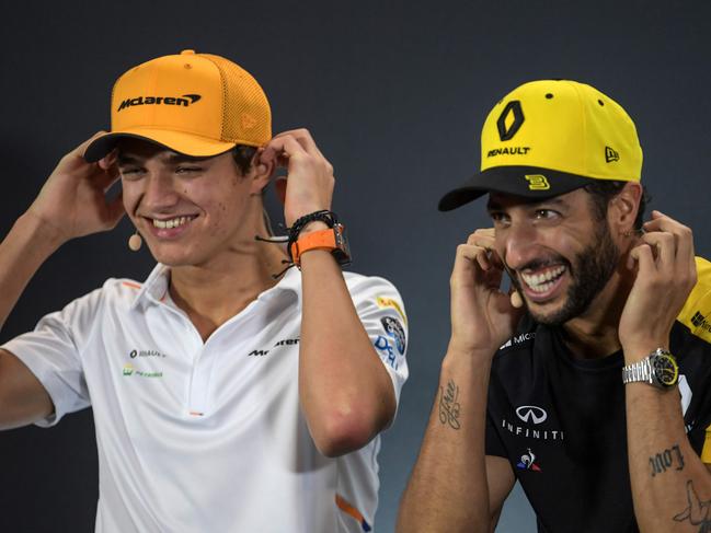 Lando Norris and Daniel Ricciardo will become teammates in 2021.