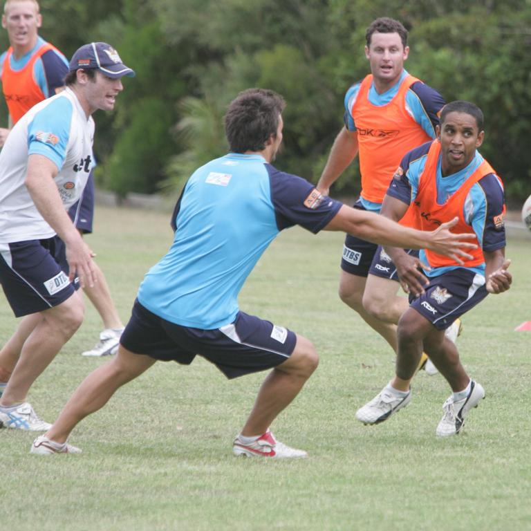 Preston Campbell at training.