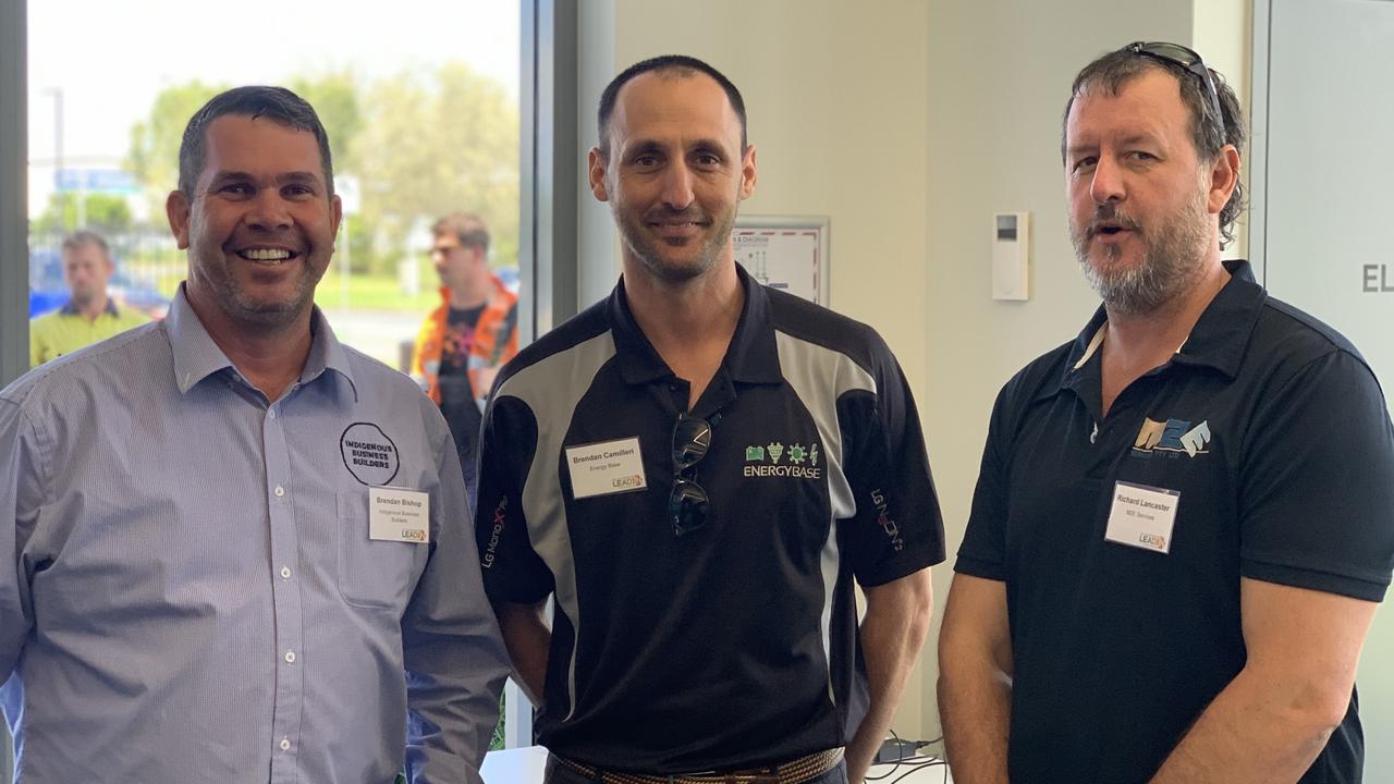 (From left to right) Brendan Bishop, Brendan Camilleri and Richard Lancaster at the RCOE LeadIn 2022 conference. Picture: Duncan Evans