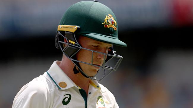 Nathan McSweeney has been dropped after three Tests. (Photo by DAVID GRAY/AFP)