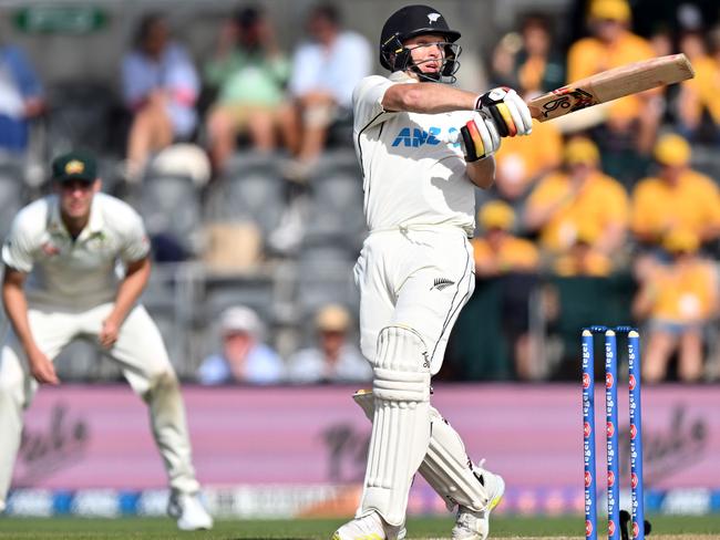 Handy late order runs from Scott Kuggeleijn gave Australia headaches. Picture: Kai Schwoerer/Getty Images