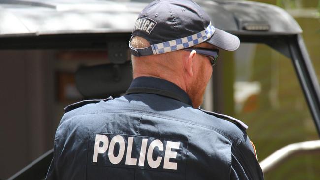 Northern Territory police in Alice Springs, Todd Mall. Picture: Gera Kazakov generic NT Police NTPFES