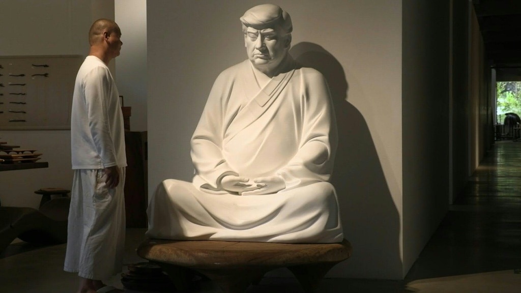 Chinese artist cashes in on Buddha-like Trump statues