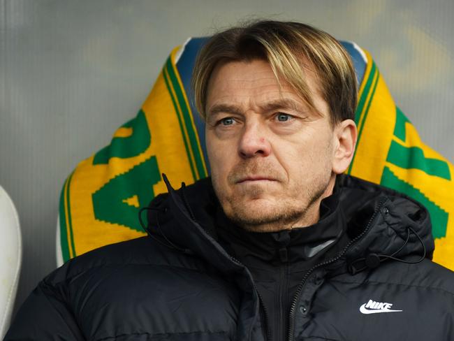 Matildas coach Tony Gustavsson was pleased with his side keeping Uzbekistan scoreless in Tashkent. Picture: Tolib Kosimov/Getty Images