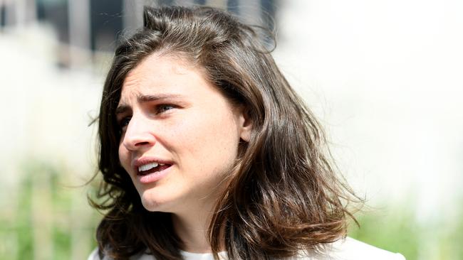 The Greens Party candidate Chloe Swarbrick is leading Labour and National in Auckland Central. Picture: Getty Images.