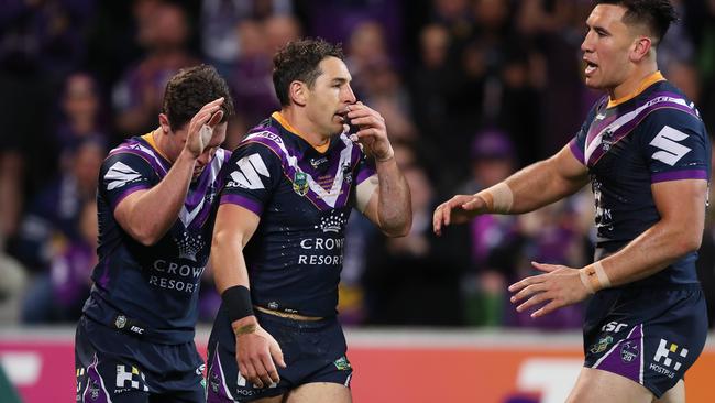 Melbourne's Billy Slater. Picture: Brett Costello