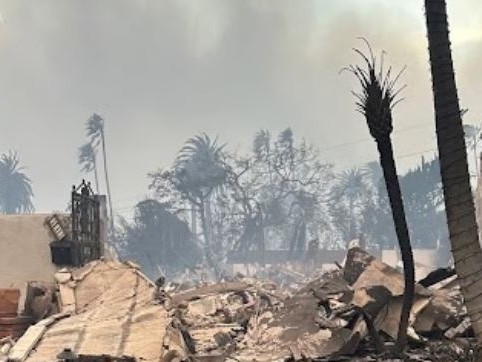 Spencer Pratt’s parents’ house burnt down in the Californian fires.