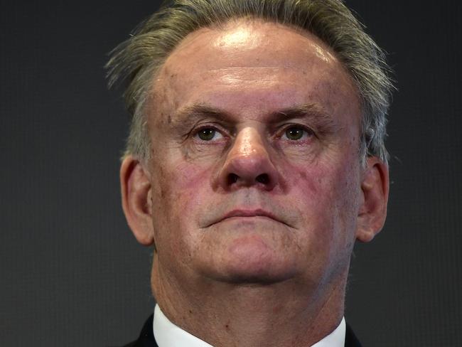 NSW Legislative Council member Mark Latham is seen during an address at the Conservative Political Action Conference (CPAC) in Sydney, Friday, August 9, 2019. CAPC is being held in Australia for the first time. (AAP Image/Bianca De Marchi) NO ARCHIVING