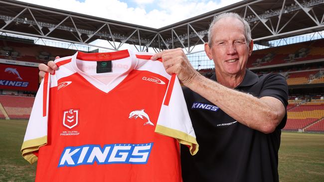 Wayne Bennett is starting to build his backroom staff at the Dolphins. Picture: Liam Kidston