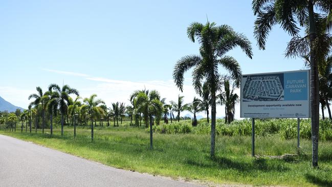 A site within the Port Hinchinbrook estate earmarked for a possible caravan park. Picture: Arun Singh Mann