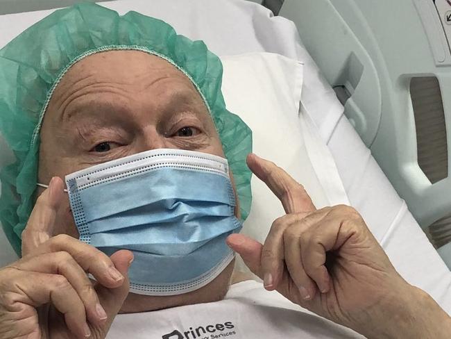 Bert Newton has been admitted to hospital. From the instagram account of Patti Newton