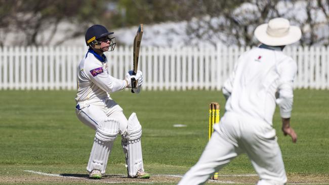 Brandon Walker bats for Northern Brothers Diggers. Picture: Kevin Farmer