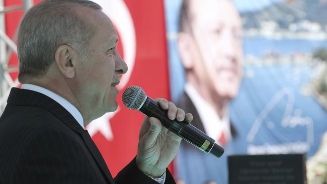 Turkish President Recep Tayyip Erdogan is using the massacre in his political campaign.