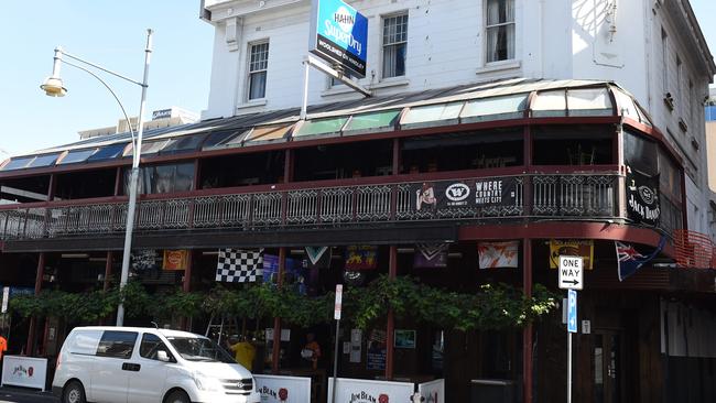 The Woolshed on Hindley Street. Picture: Naomi Jellicoe