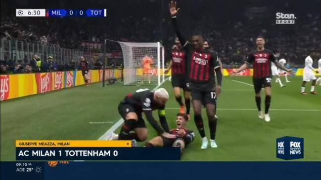 Spurs falter in first leg of Round of 16 to Milan