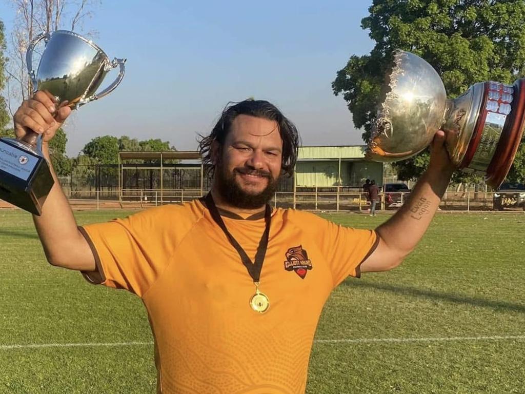 Coach Wade Nish of Elliot Hawks FC has been nominated for the 2024 NT News Sports Coach of the Year. Picture: Supplied.